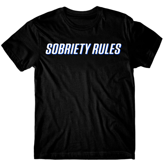 Sobriety Rules Black Shirt